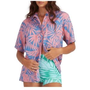 Billabong Tropical Leaf Button Down Shirt